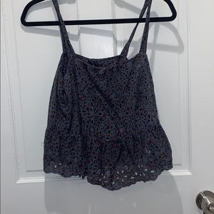 American Eagle Eyelet Tank